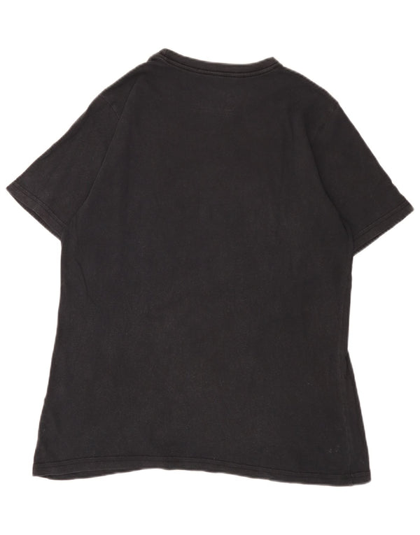Tricou grafic Nike pentru băieți Top 13-14 ani XL bumbac negru