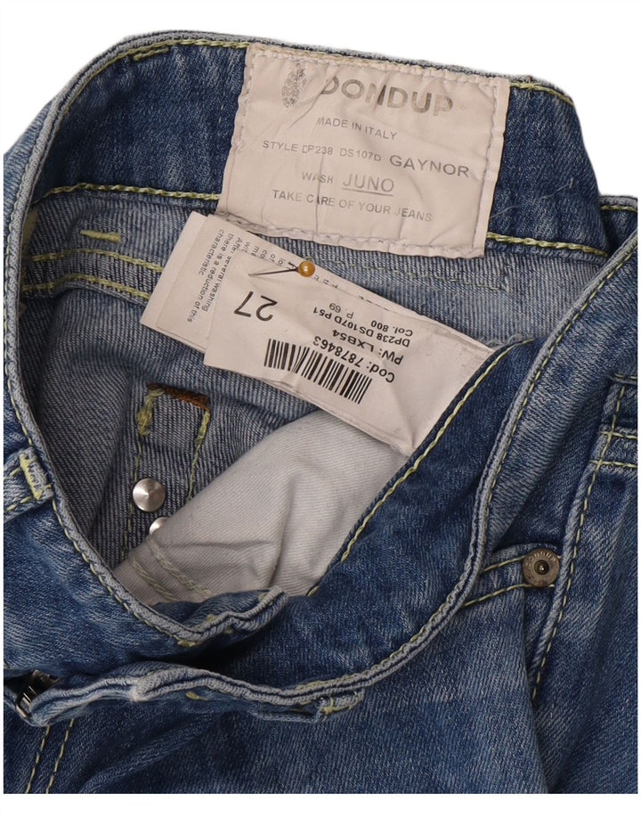 Dondup Blugi subțiri pentru femei W27 L29 Bumbac albastru