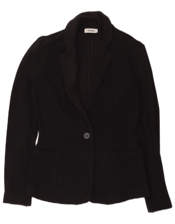 Jachetă Blazer pentru femei Max & Co. 1 Buton UK 12 Medium Black