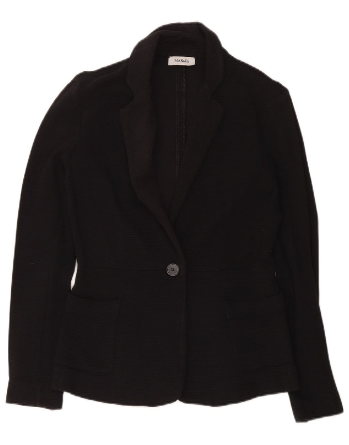 Jachetă Blazer pentru femei Max & Co. 1 Buton UK 12 Medium Black