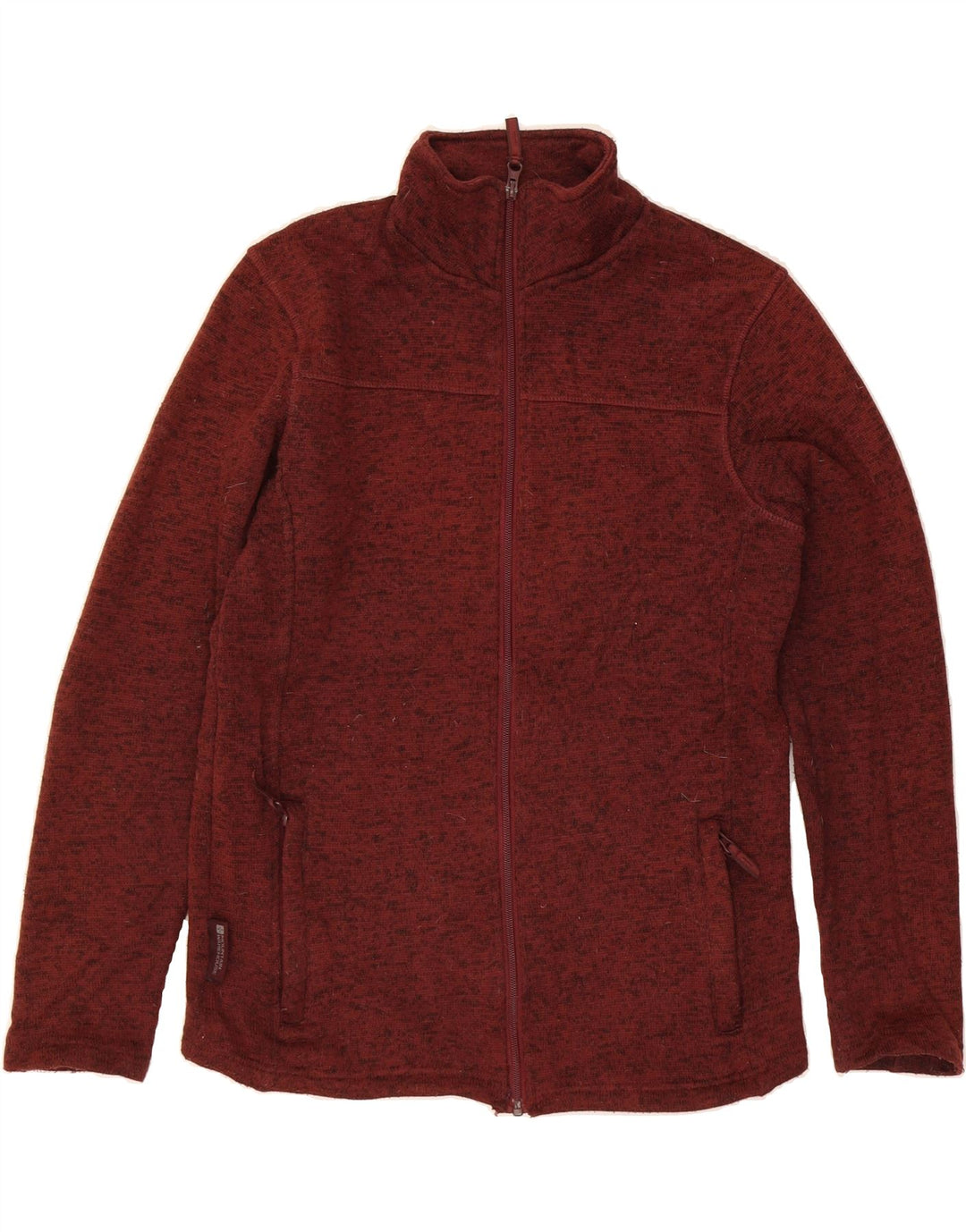 MOUNTAIN WAREHOUSE Mens Tracksuit Top Jacket Small Burgundy Flecked Vintage Mountain Warehouse and Second-Hand Mountain Warehouse from Messina Hembry 