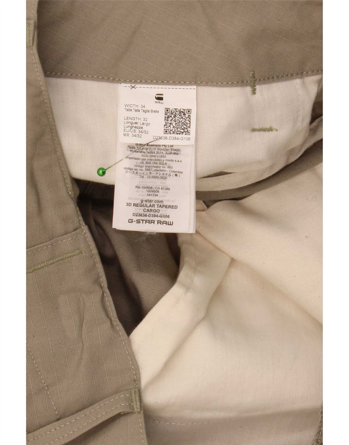 Pantaloni cargo conici pentru bărbați G-Star L34 L32 bej
