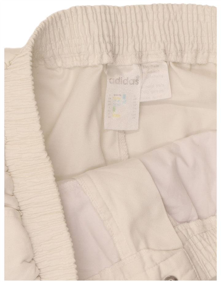Pantaloni scurți chino pentru bărbați Adidas W38 XL, alb, poliester color bloc