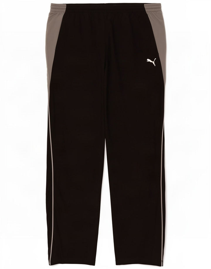 Pantaloni de trening Puma pentru bărbați XL, negru, poliester color bloc