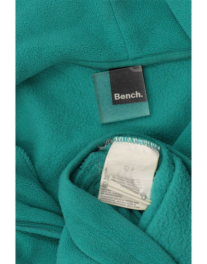 Jachetă din lână grafică pentru femei Bench UK 10 Poliester verde mic