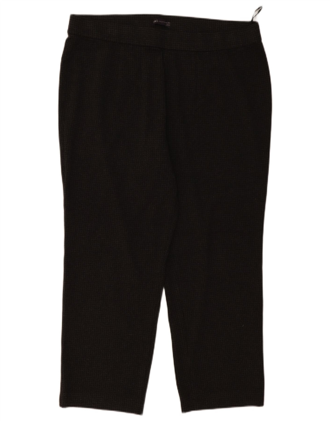 MARKS & SPENCER Pantaloni casual pentru femei cu talie înaltă UK 22 3XL W38 L27 gri