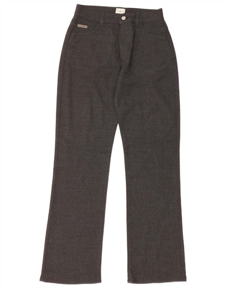 Pantaloni casual pentru femei Calvin Klein Bootcut W28 L31 gri