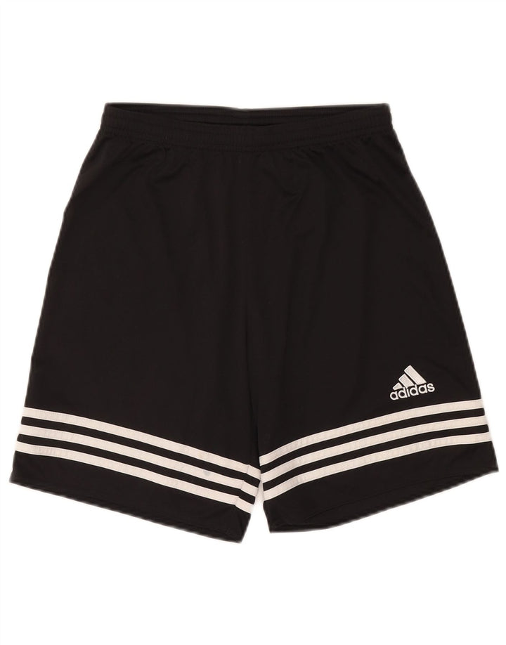 Pantaloni scurți sport adidas Climalite pentru bărbați, poliester negru mic