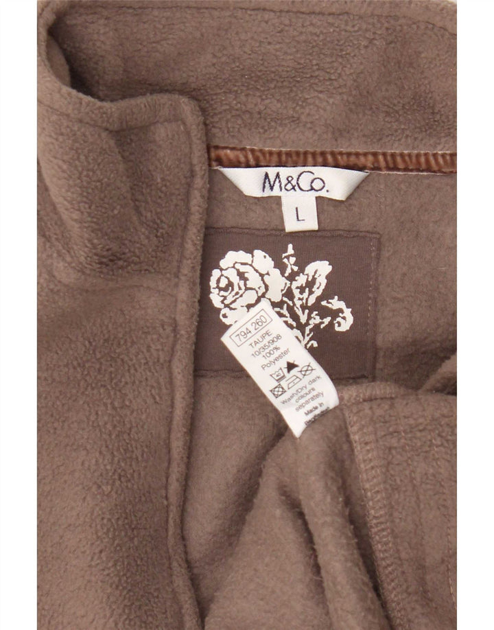 M&Co Fleece Gilet UK 16, mare, maro, poliester
