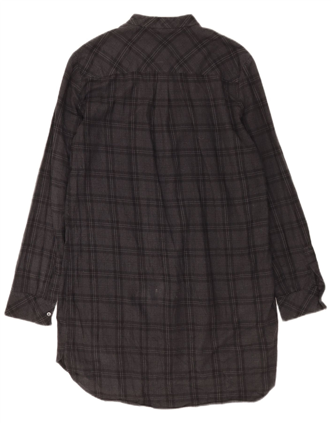 Rochie schimbătoare cu mânecă lungă pentru femei Zara UK 14 Medium Gri Check