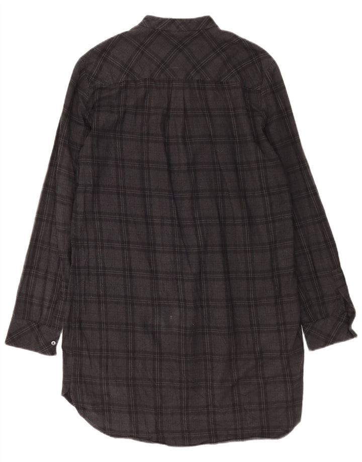 Rochie schimbătoare cu mânecă lungă pentru femei Zara UK 14 Medium Gri Check