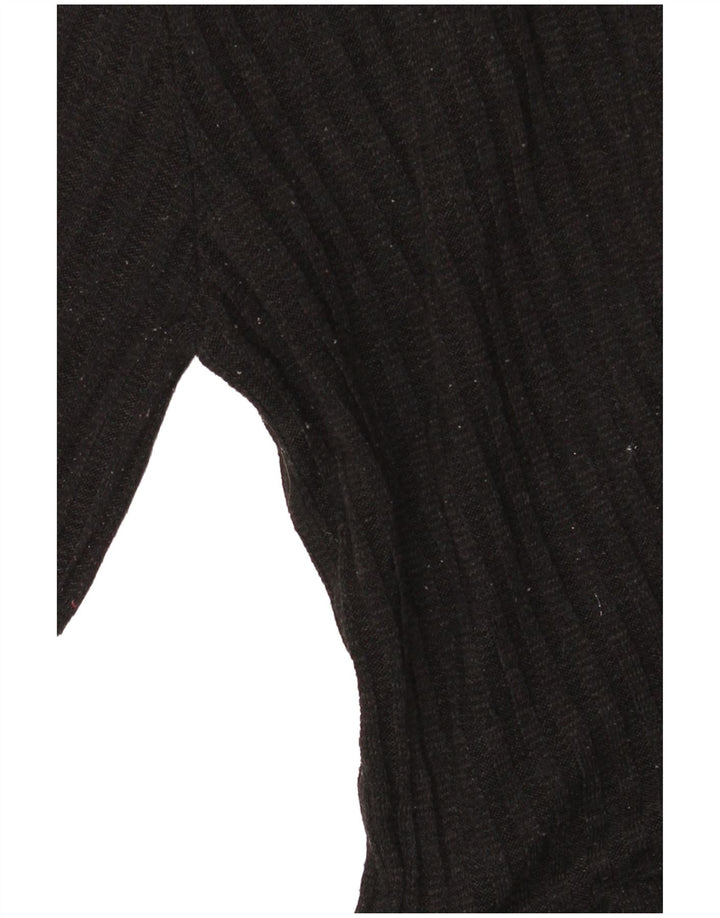 Rochie tricotată pentru femei Zara UK 12 Medium Black
