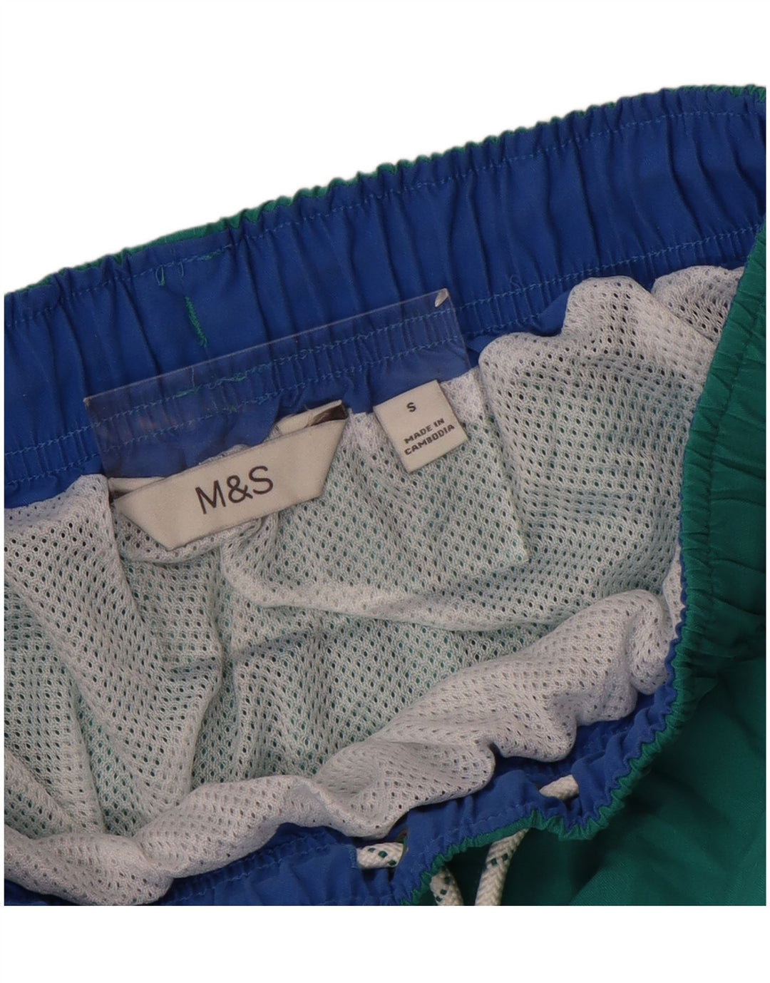 Pantaloni scurți de înot pentru bărbați Marks & Spencer, verzi mici