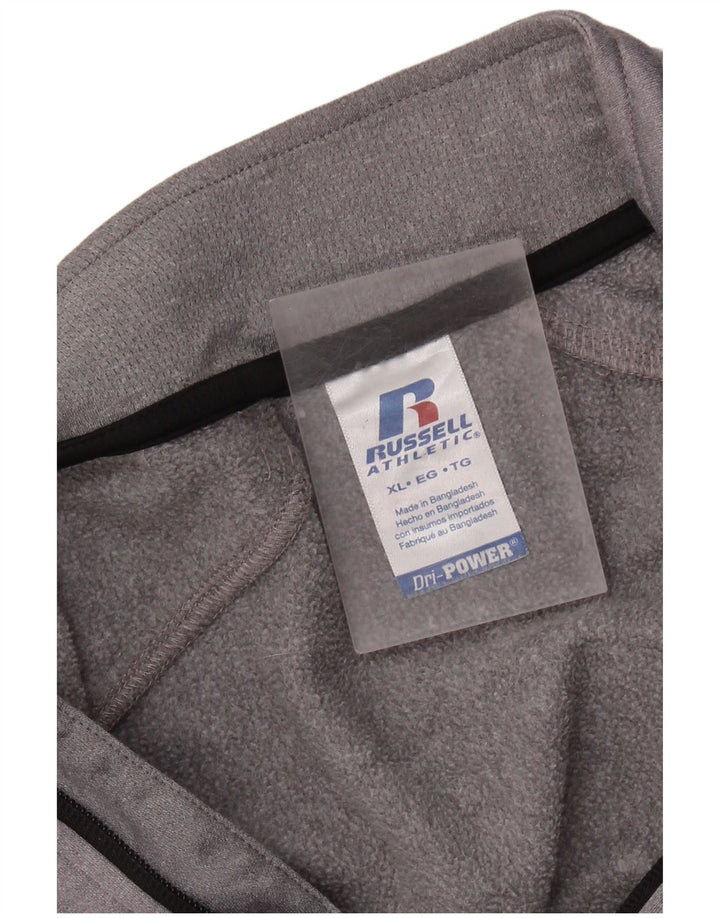 Hanorac pentru bărbați Russell Athletic, cu fermoar, XL, gri