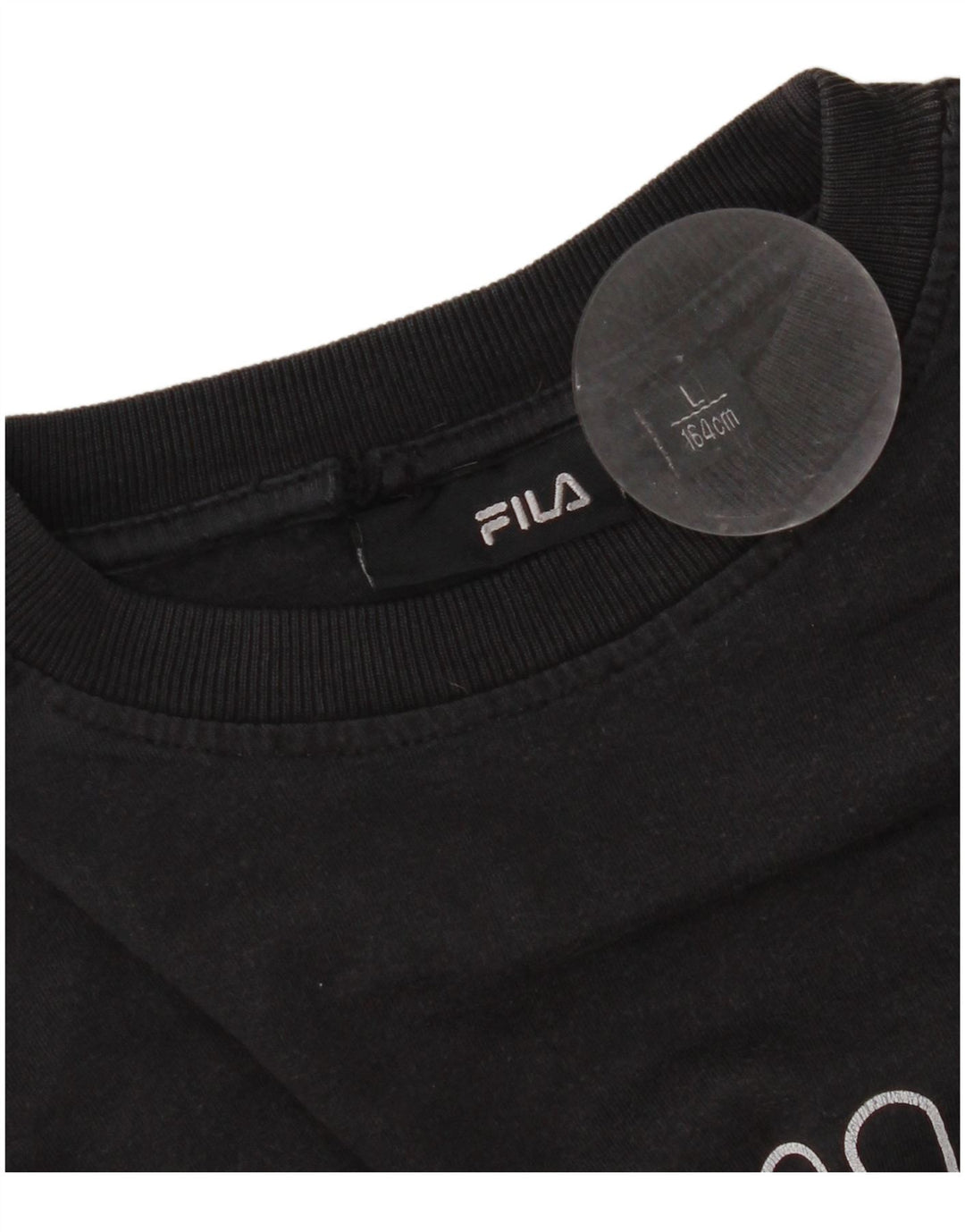 Tricou grafic Fila pentru femei Top UK 16 Large Black