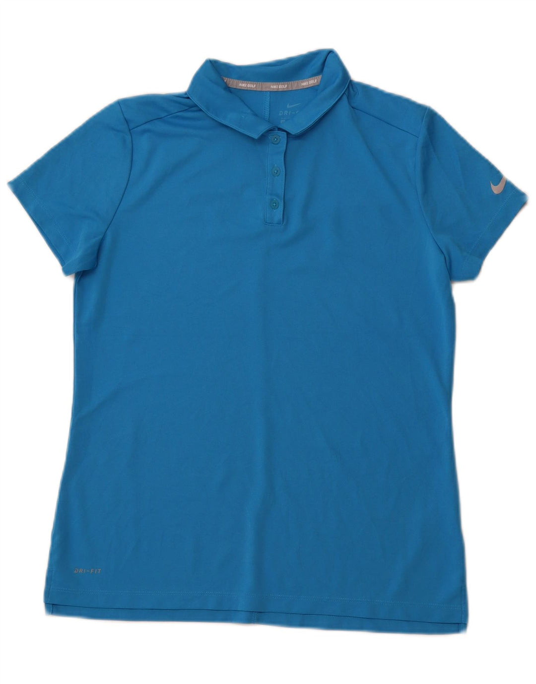 Tricou polo NIKE Dri Fit pentru femei UK 16 Poliester albastru mare