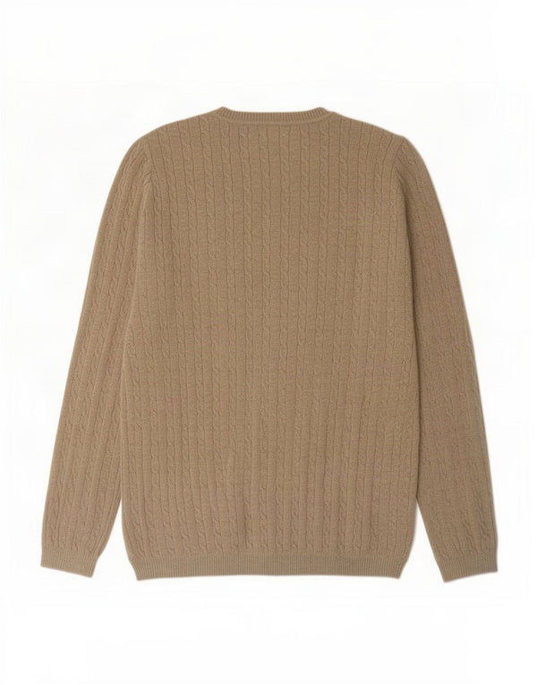 U.S. Polo Assn. Pulover cu decolteu în V pentru femei UK 18 XL Bej