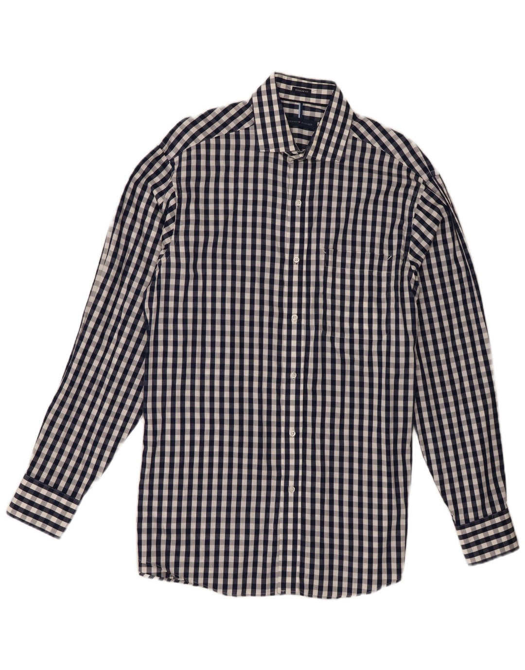Cămașă pentru bărbați Tommy Hilfiger, cu o formă regulată, mărimea 15 1/2, medie, albastru bleumarin