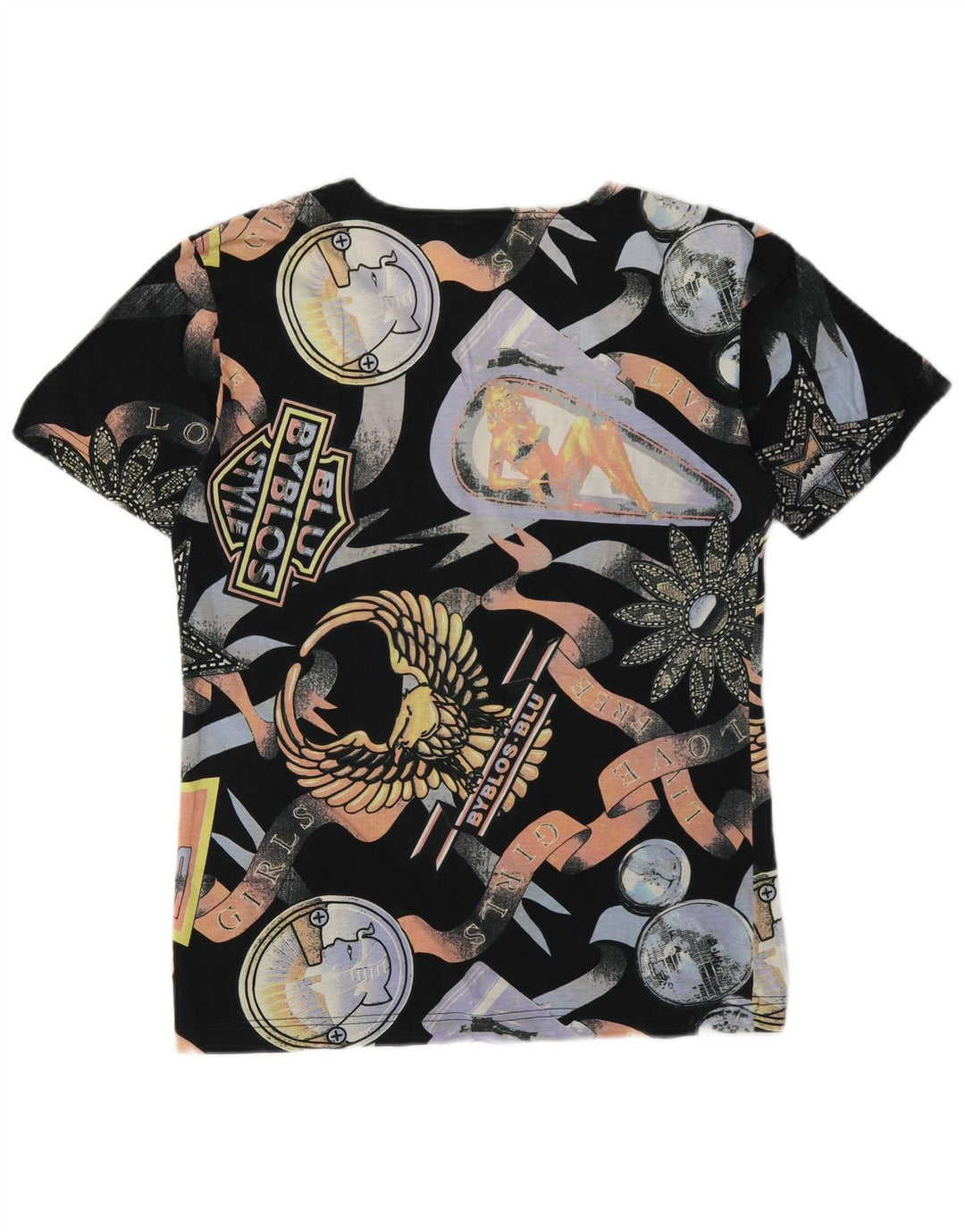 Tricou grafic Byblos pentru femei Top UK 12 Medium Multicolor Bumbac