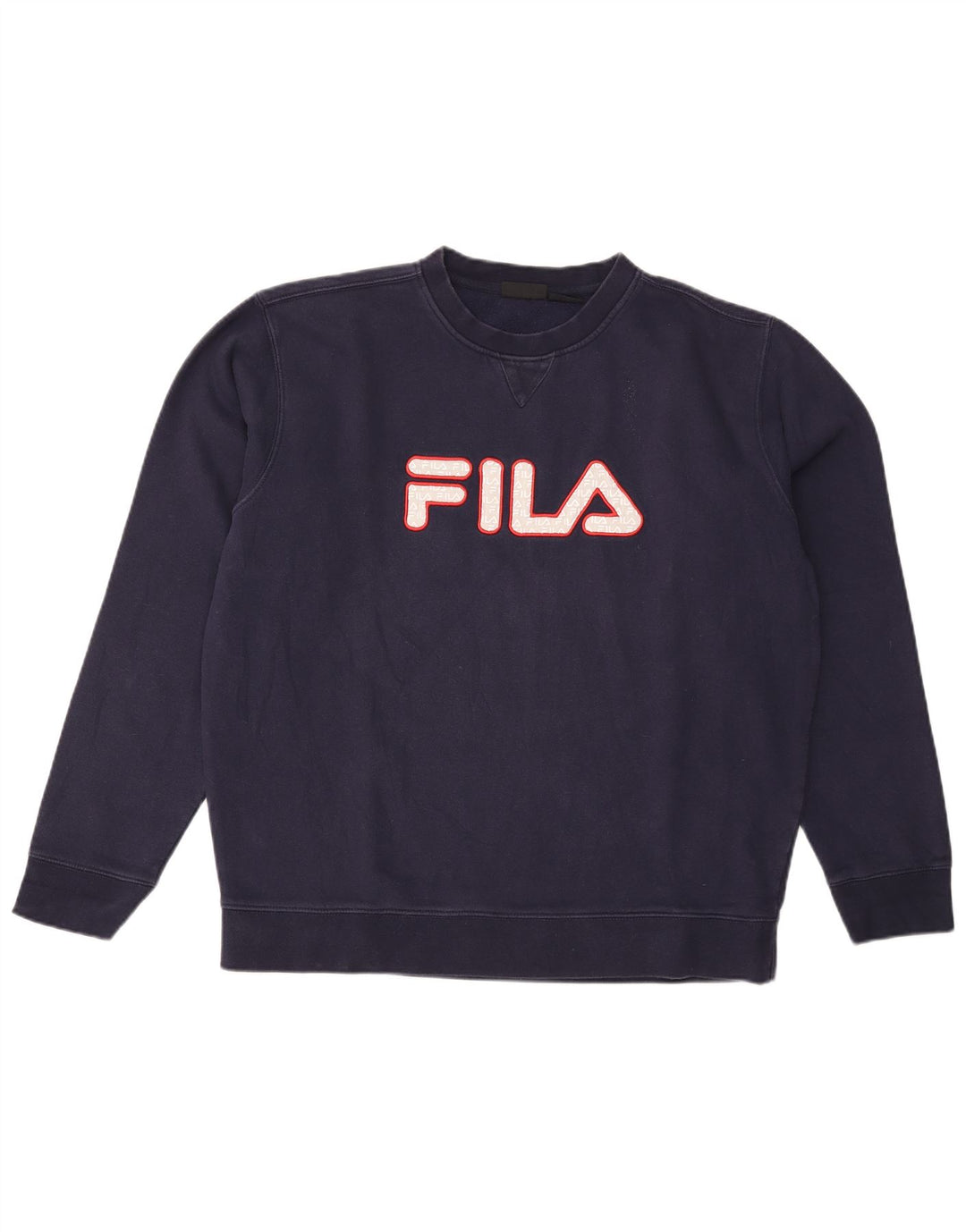 Hanorac grafic pentru bărbați Fila Jumper XL Bumbac bleumarin