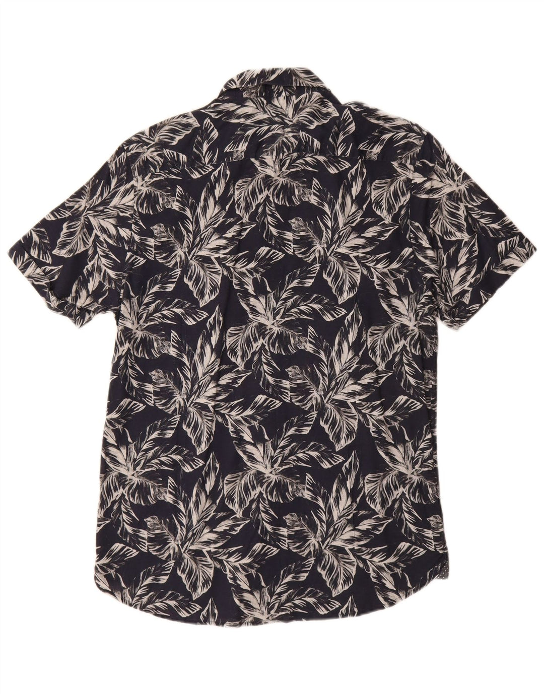 Cămașă cu mânecă scurtă pentru bărbați Ted Baker Mărimea 3, medie, albastru bleumarin, bumbac floral