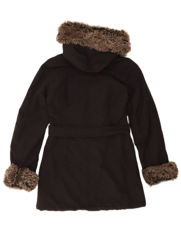 Jachetă parka supradimensionată cu glugă pentru femei Refrigue UK 6 XS Nylon negru