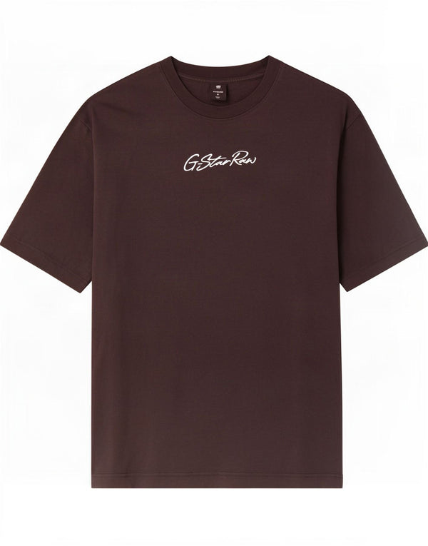 G-Star Tricou grafic pentru bărbați Top mediu negru bumbac