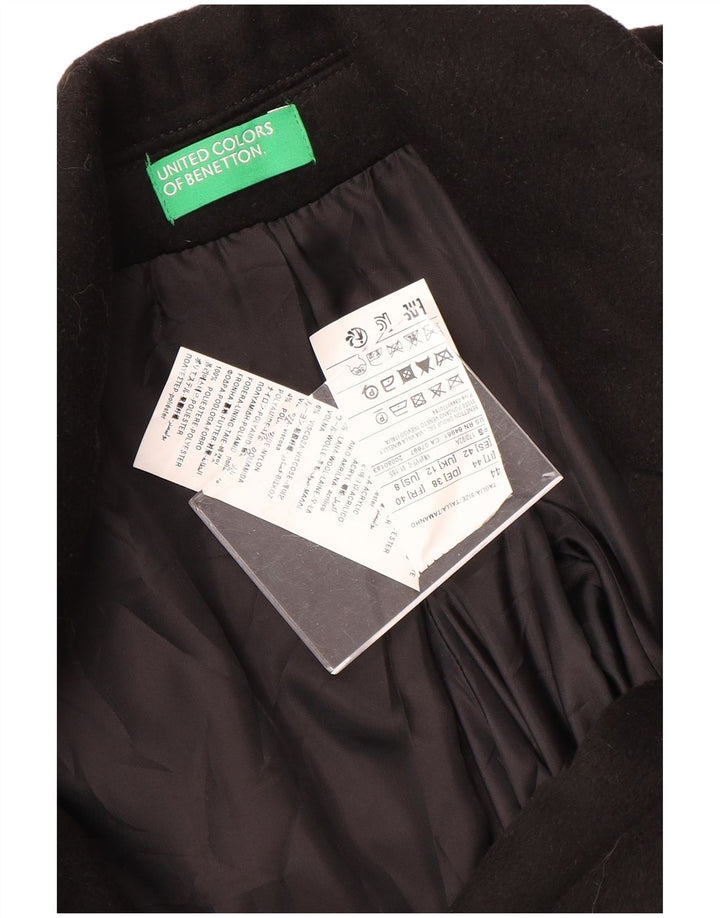 Pardesiu pentru femei Benetton UK 12 Poliester mediu negru