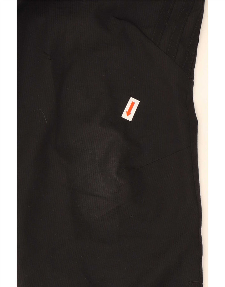 Pantaloni de trening Adidas Climalite pentru baieti 9-10 ani poliester negru