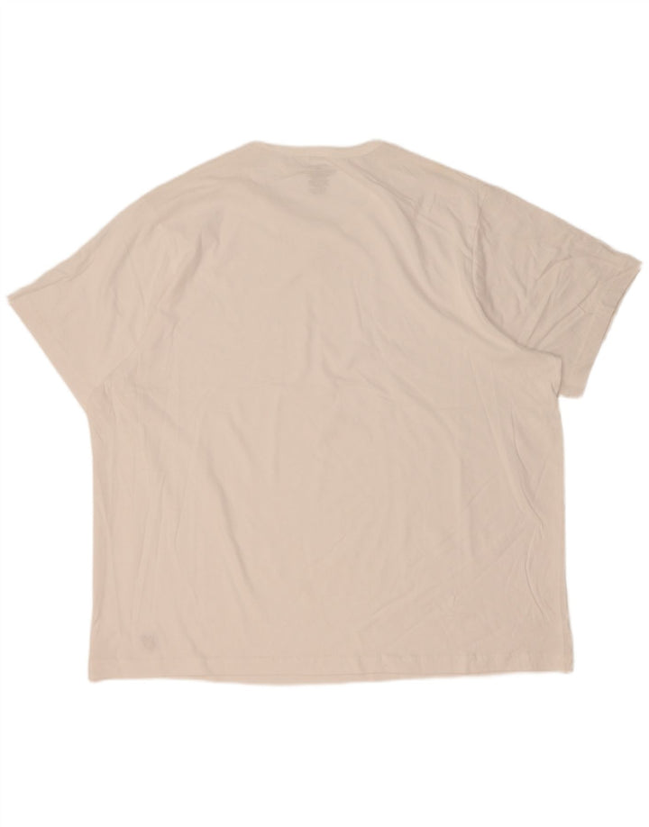 Tricou pentru bărbați Lyle & Scott Top 4XL Bumbac alb