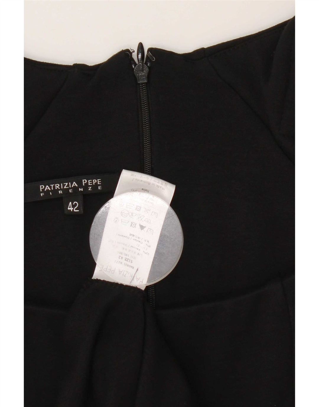 Patrizia Pepe Rochie Teacă Femei IT 42 Medium Negru Viscoză