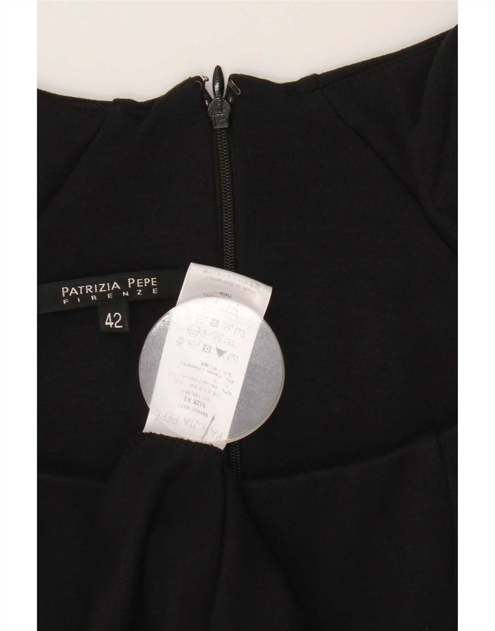 Patrizia Pepe Rochie Teacă Femei IT 42 Medium Negru Viscoză
