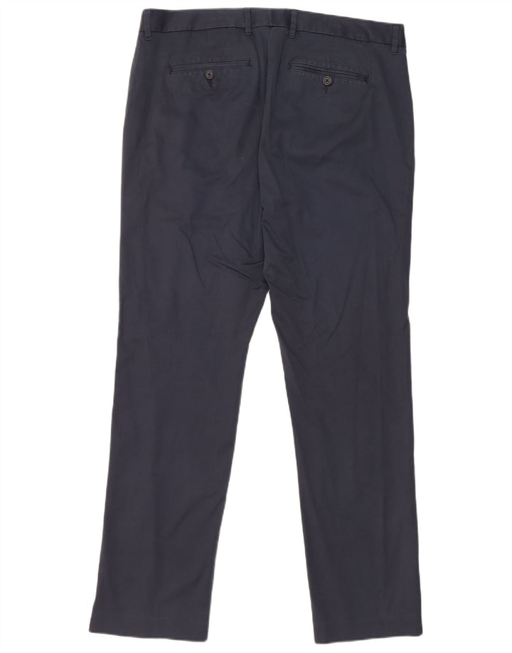 BONOBOS Pantaloni chino drept pentru bărbați Monday L35 L32 Bumbac bleumarin
