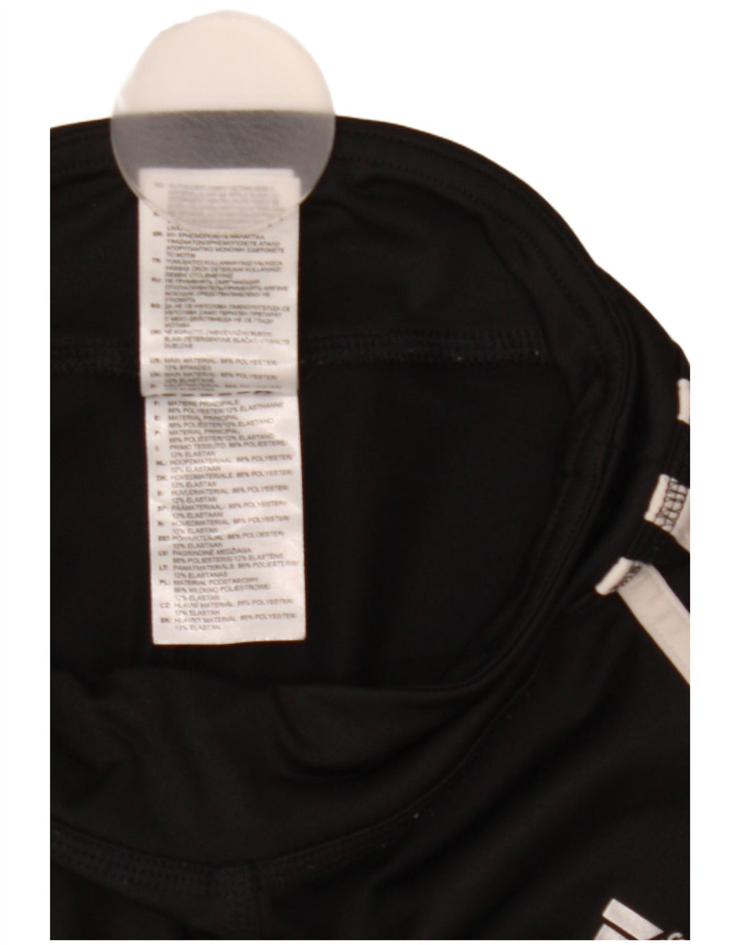 Leggings pentru femei Adidas UK 0/2 2XS poliester negru