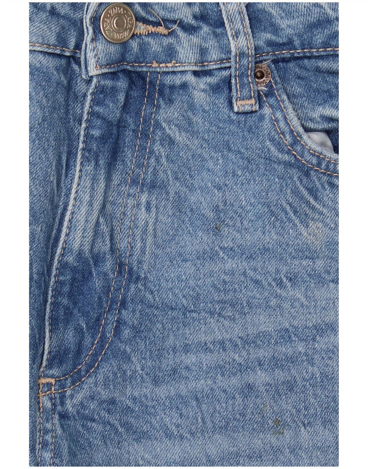 Blugi drepti pentru femei Zara EU 40 Medium W30 L31 Albastru