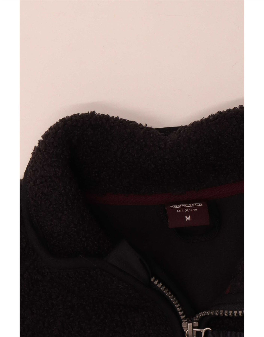 Jachetă din lână vintage pentru femei UK 14 Medium Bleumarin