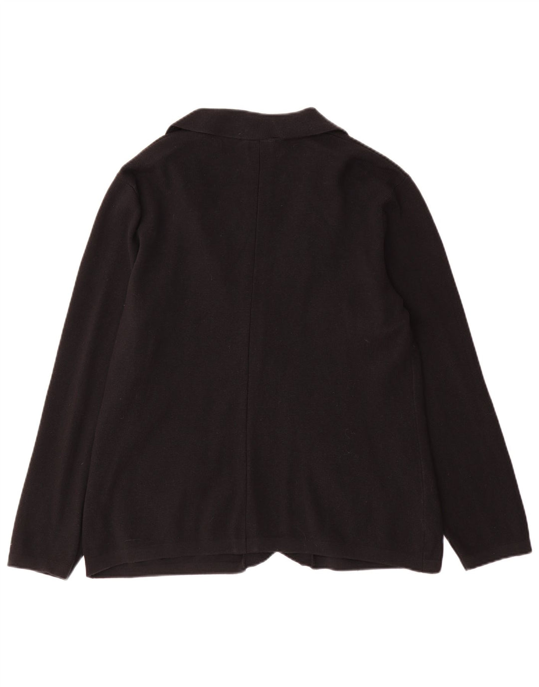 Sacou Esprit pentru femei, tricot cu 2 nasturi, UK 14, bumbac negru mare