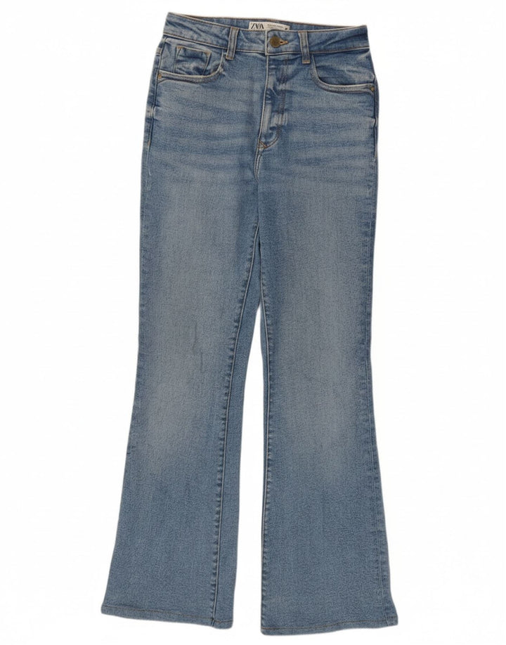 Blugi evazați pentru femei Zara EU 36 XS W26 L30 Albastru