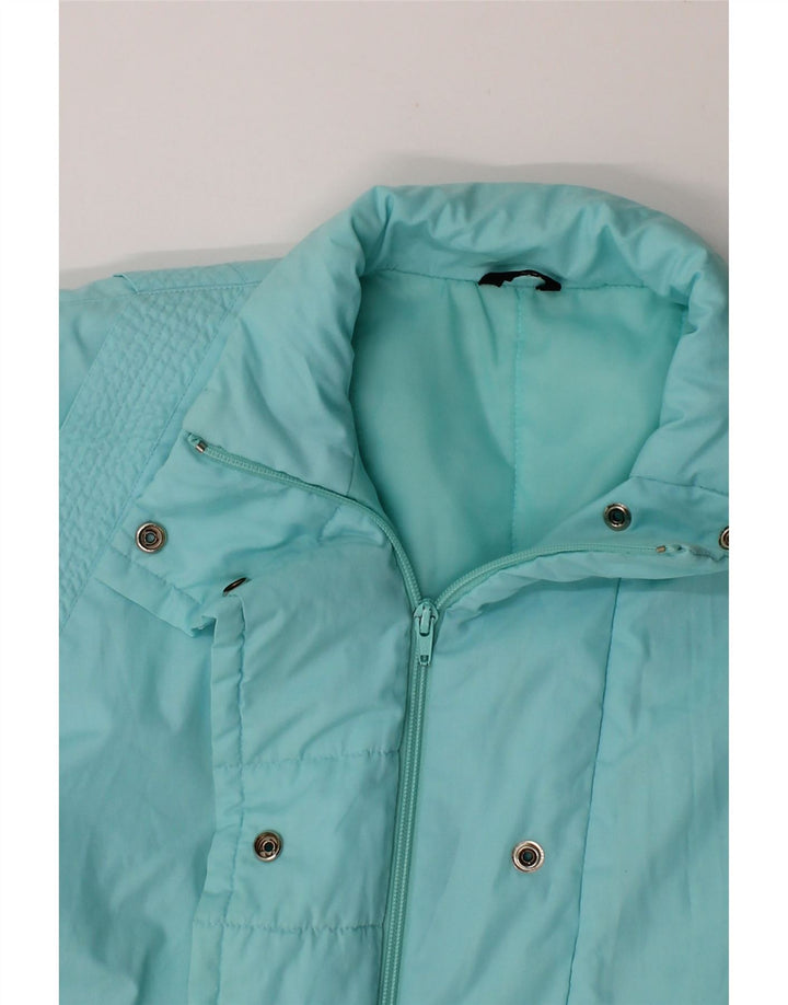 C&A Womens Padded Jacket UK 18 XL Turquoise Polyester Vintage C&A and Second-Hand C&A from Messina Hembry 