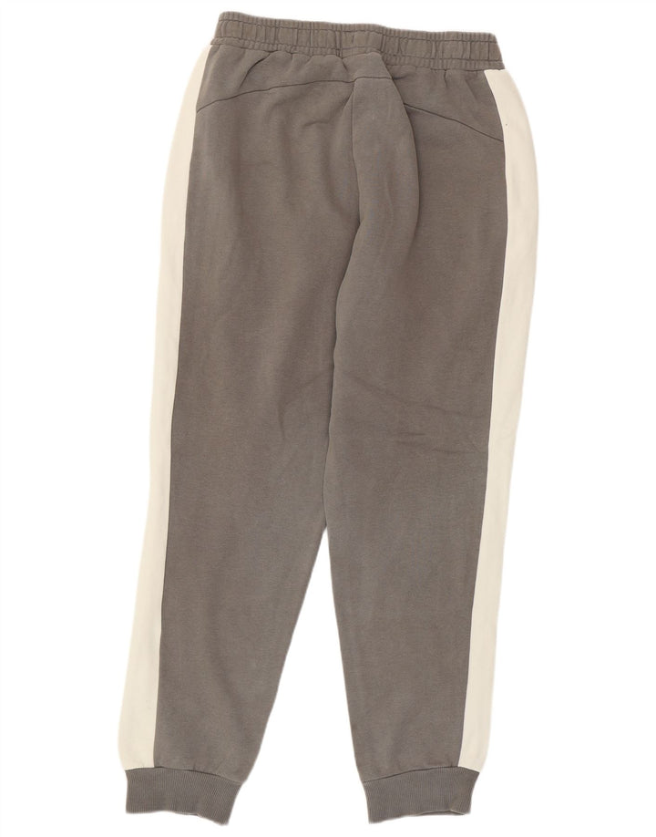 Pantaloni de trening pentru bărbați Puma Pantaloni de jogging, gri mediu, bumbac color bloc