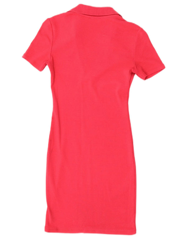 Rochie Bodycon pentru Damă Zara UK 10 Bumbac Roșu Mic