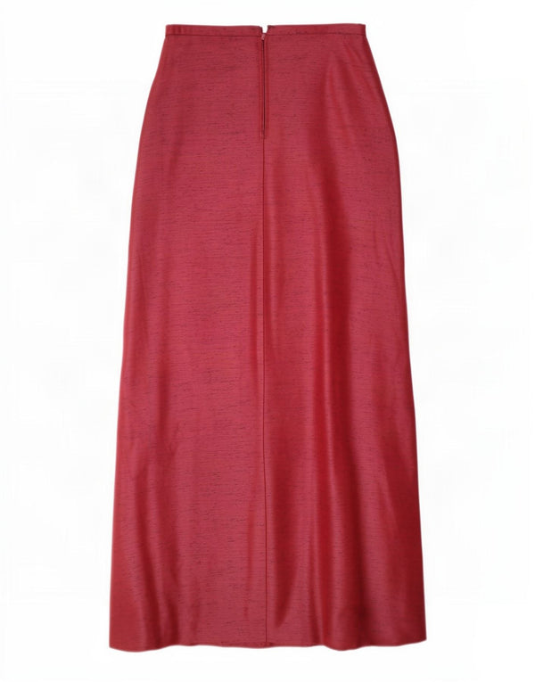 Fusta Maxi Vintage pentru Femei Medium W28 Roșu Flecked