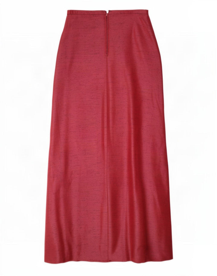 Fusta Maxi Vintage pentru Femei Medium W28 Roșu Flecked
