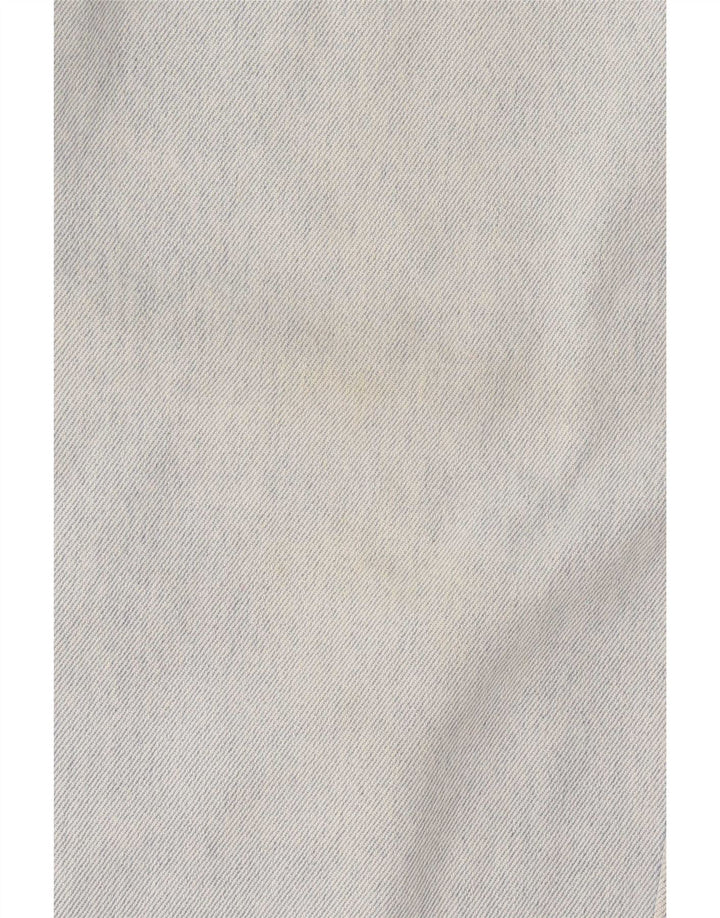 Blugi conici cu grafic pentru femei vintage W32 L32 albastru