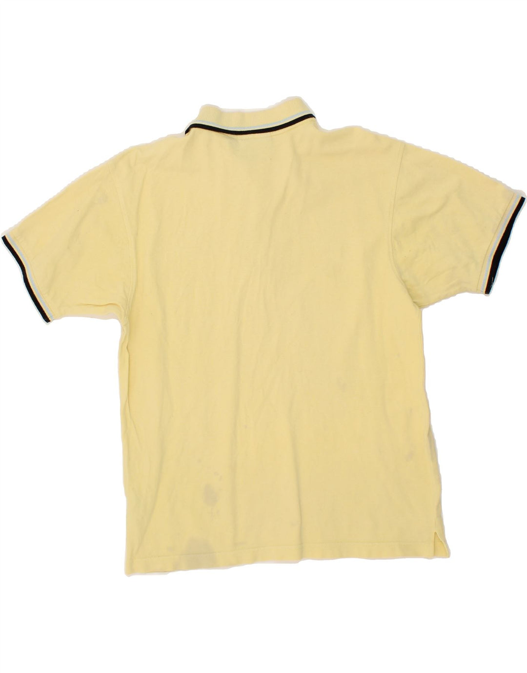 LOTTO Mens Polo Shirt Large Yellow Cotton Vintage Lotto and Second-Hand Lotto from Messina Hembry 