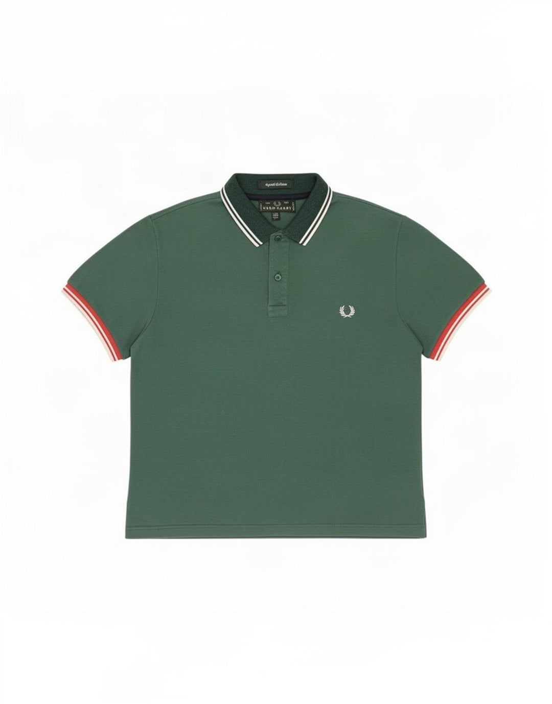 Cămașă polo Fred Perry pentru bărbați, XL, cu dungi verzi