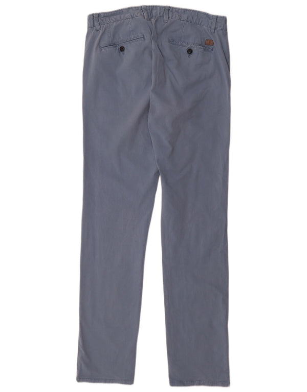 Pantaloni chino slim pentru bărbați Zara EU 44 Mari L34 L33 Albastru