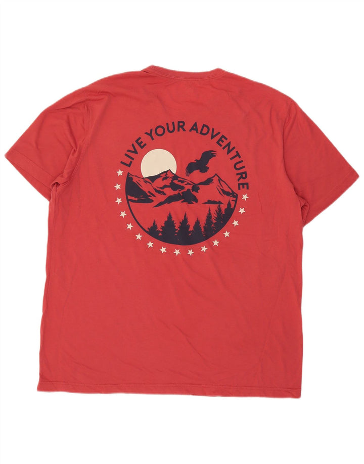 Tricou grafic pentru bărbați Eddie Bauer Top XL Roșu