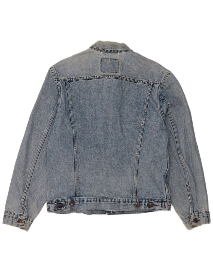 Jachetă de blugi pentru bărbați Levi's UK 38, bumbac albastru mediu