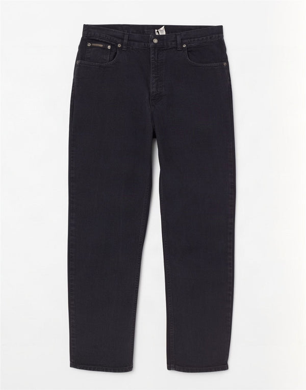 Calvin Klein Blugi pentru bărbați drepte W36 L33 Bumbac bleumarin